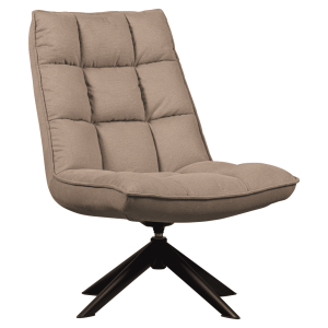 WOOOD Draaifauteuil Jouke Geweven - Zand