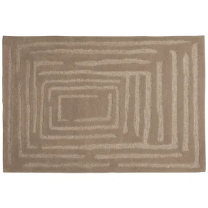 WOOOD Exclusive Vloerkleed Alicia Wol, 170 x 240cm - Zand