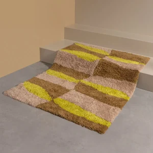 WOOOD Vloerkleed Musa Wol, 170 x 240cm - Geel