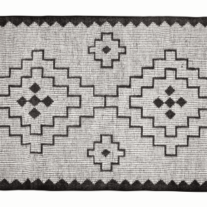 WOOOD Exclusive Vloerkleed Omari 160 x 230cm - Zwart