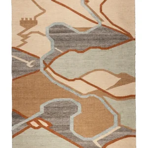 Zuiver Vloerkleed Saigon Gerecycled PET, 160 x 230cm - Bruin