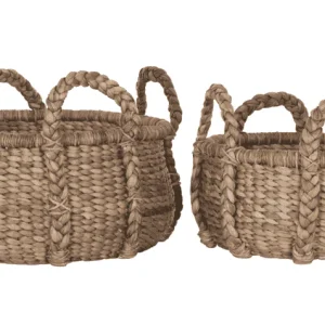 MUST Living Mand Colony Laag, Waterhyacint, Set van 2 stuks - Naturel