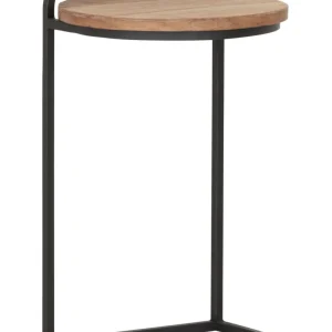 DTP Home Laptoptafel Soho Teakhout, 35cm - Bruin - Rond